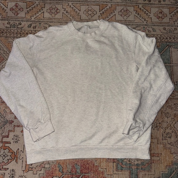 LULULEMON CREW NECK ZIP POCKET PULLOVER